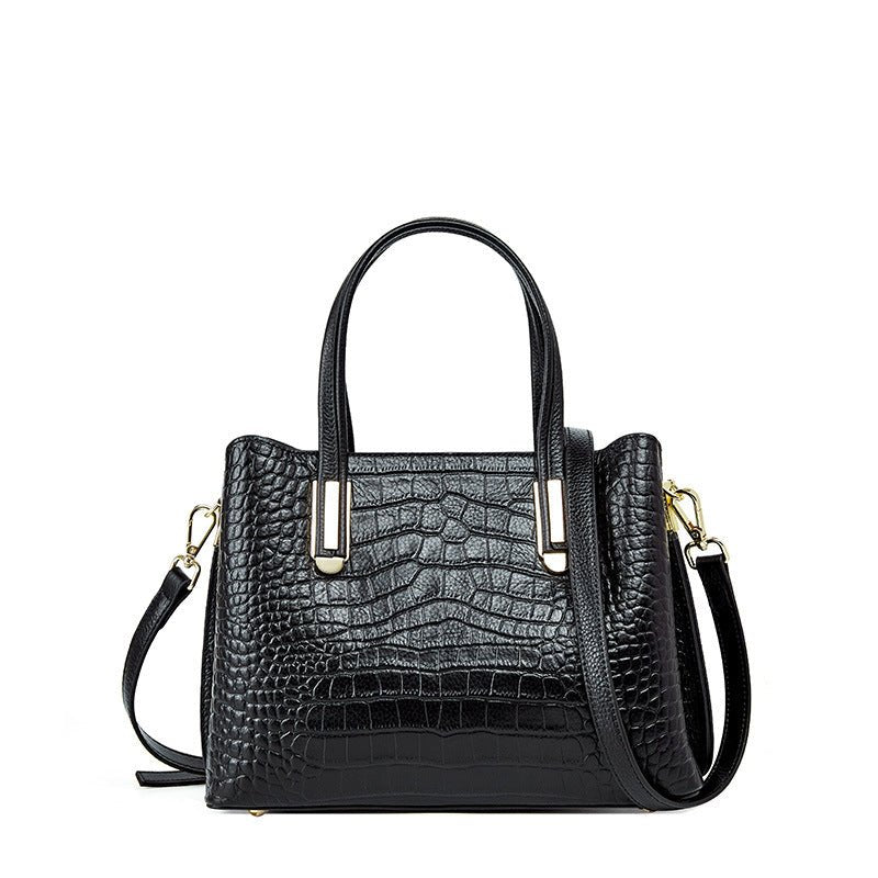 Airy Versatile Leather Shoulder Bag for Women - AGB LuxeDrop